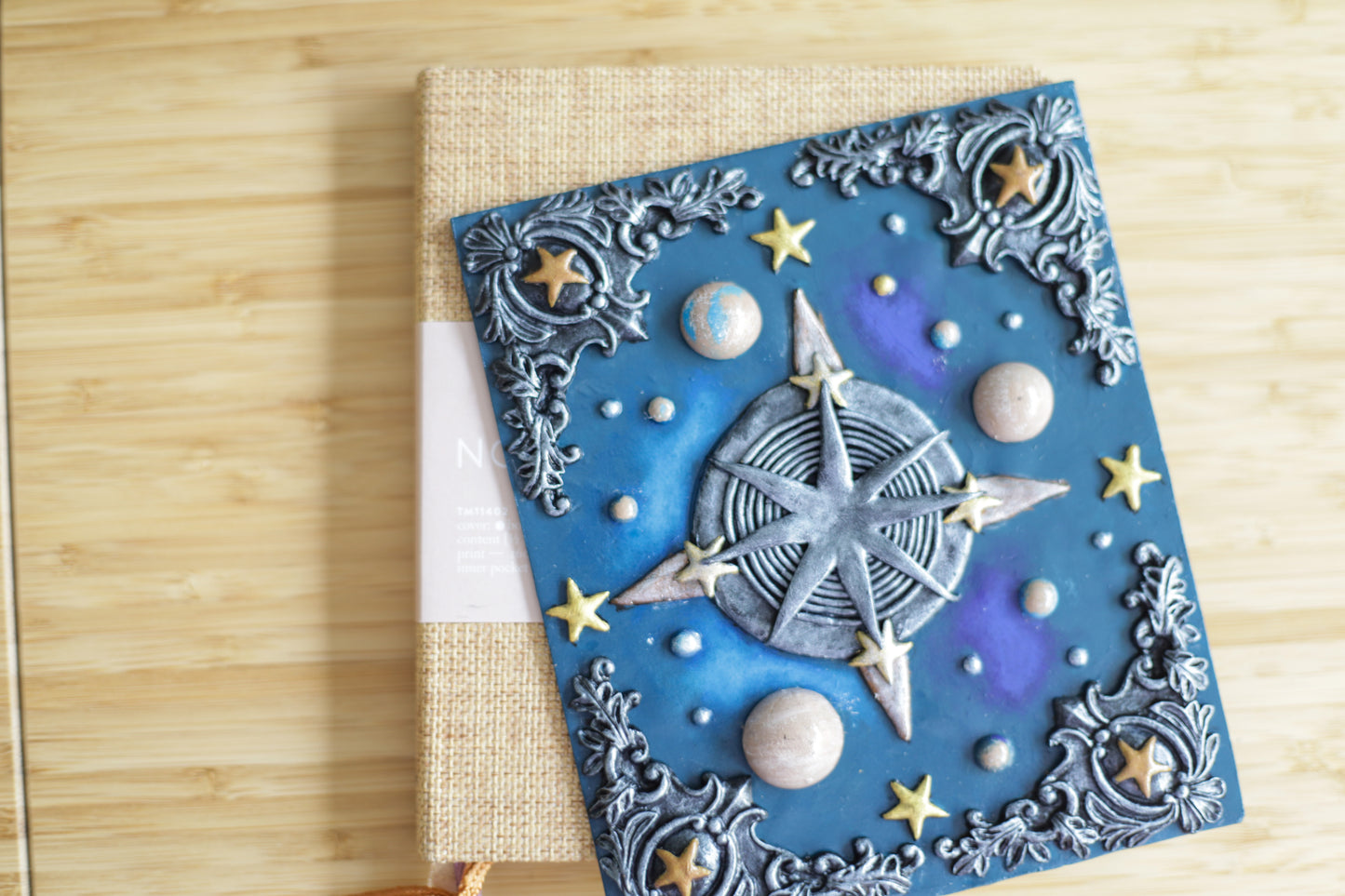 Celestial Compass Journal A6 Bundle | Navy Blue Astronomy Gift