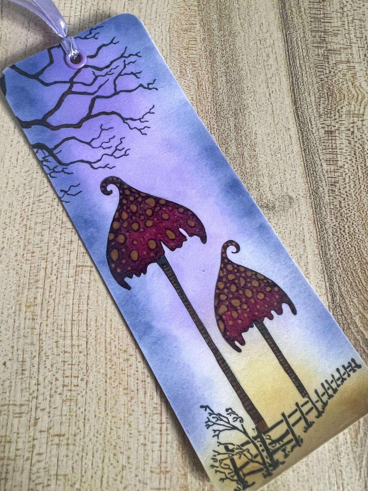 Enchanted Mushroom Forest Book Cover & Dot Grid Journal Bundle with Mystery Charm