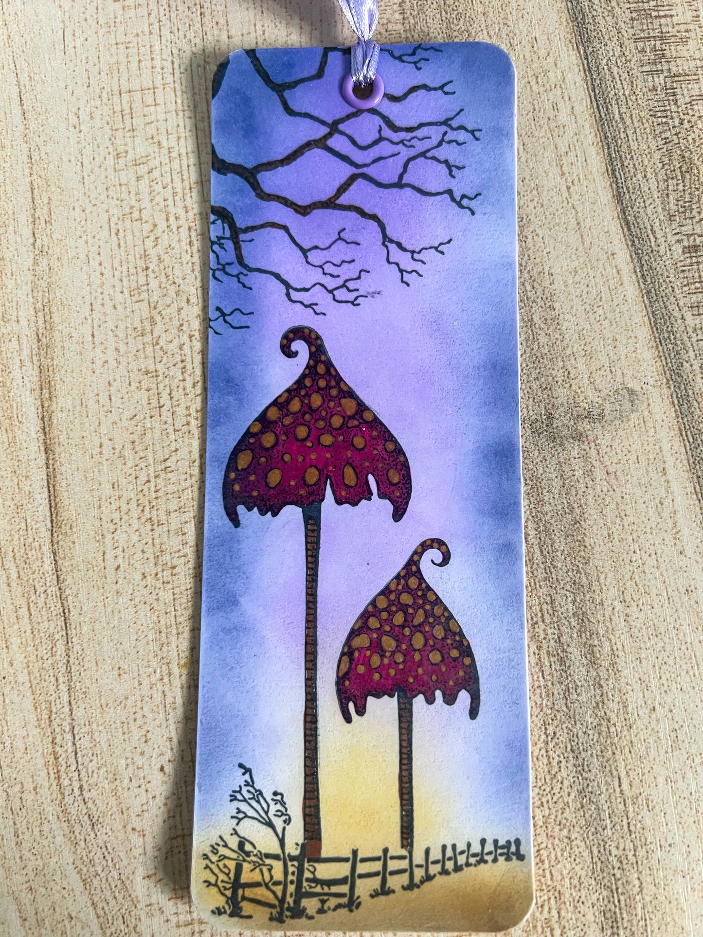 Enchanted Mushroom Forest Book Cover & Dot Grid Journal Bundle with Mystery Charm