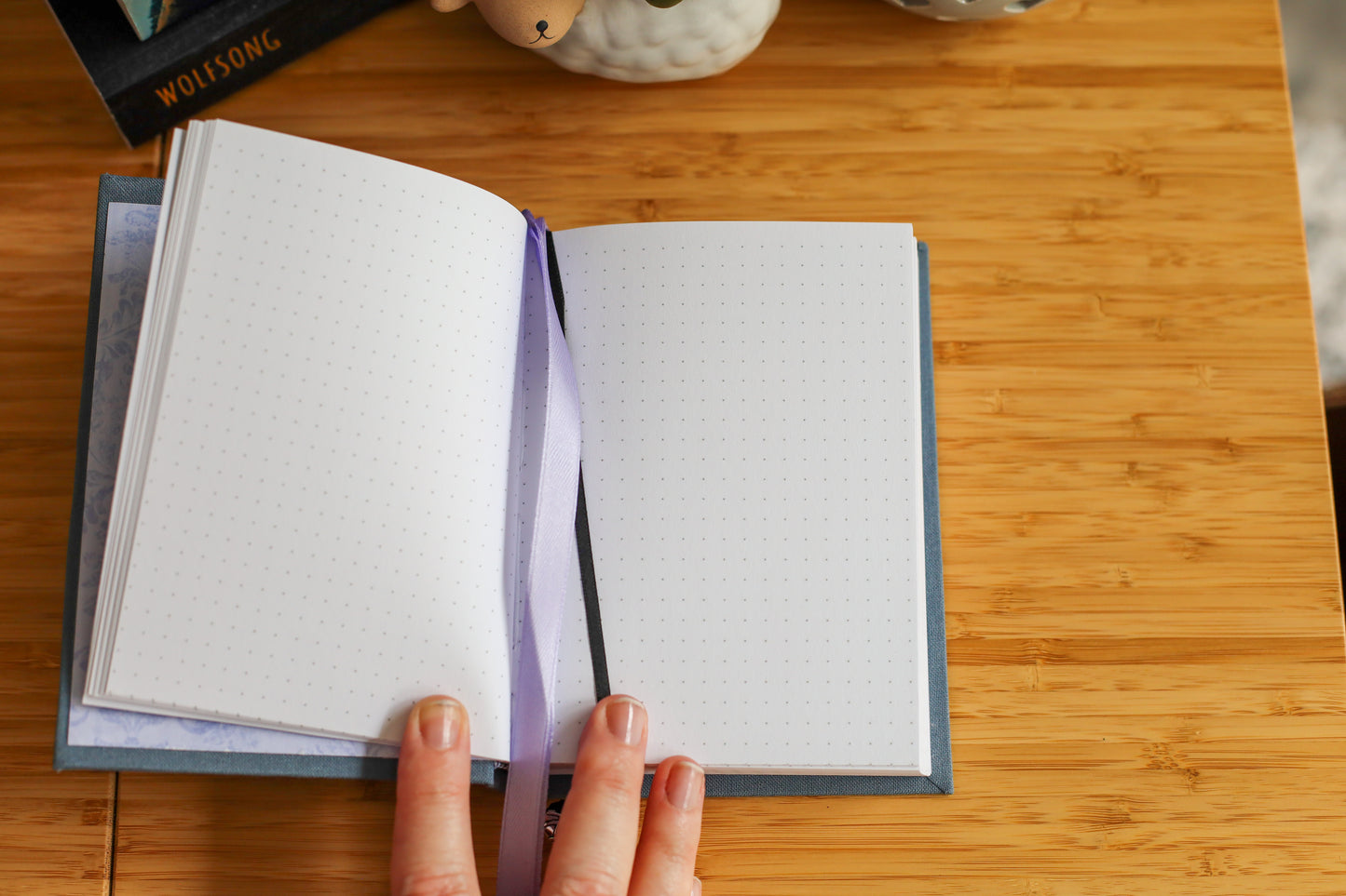 Enchanted Mushroom Forest Book Cover & Dot Grid Journal Bundle with Mystery Charm