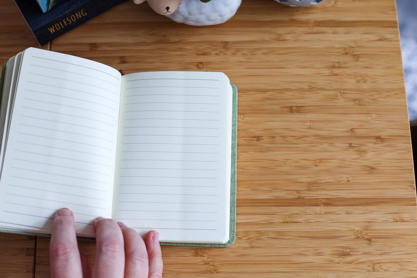 Vintage Heart & Key Book Cover & Mixed Journal Bundle with Mystery Charm