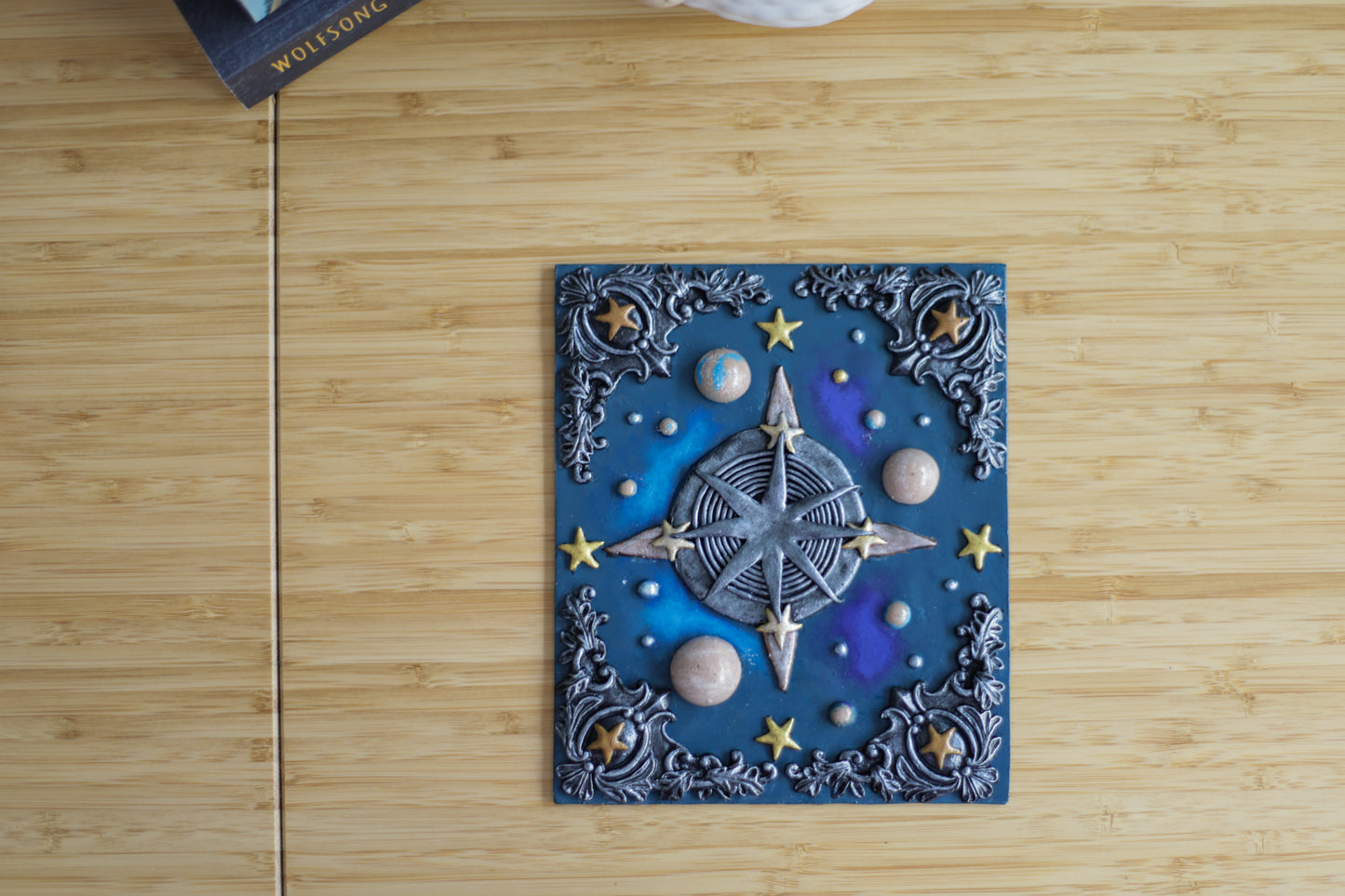 Celestial Compass Journal A6 Bundle | Navy Blue Astronomy Gift