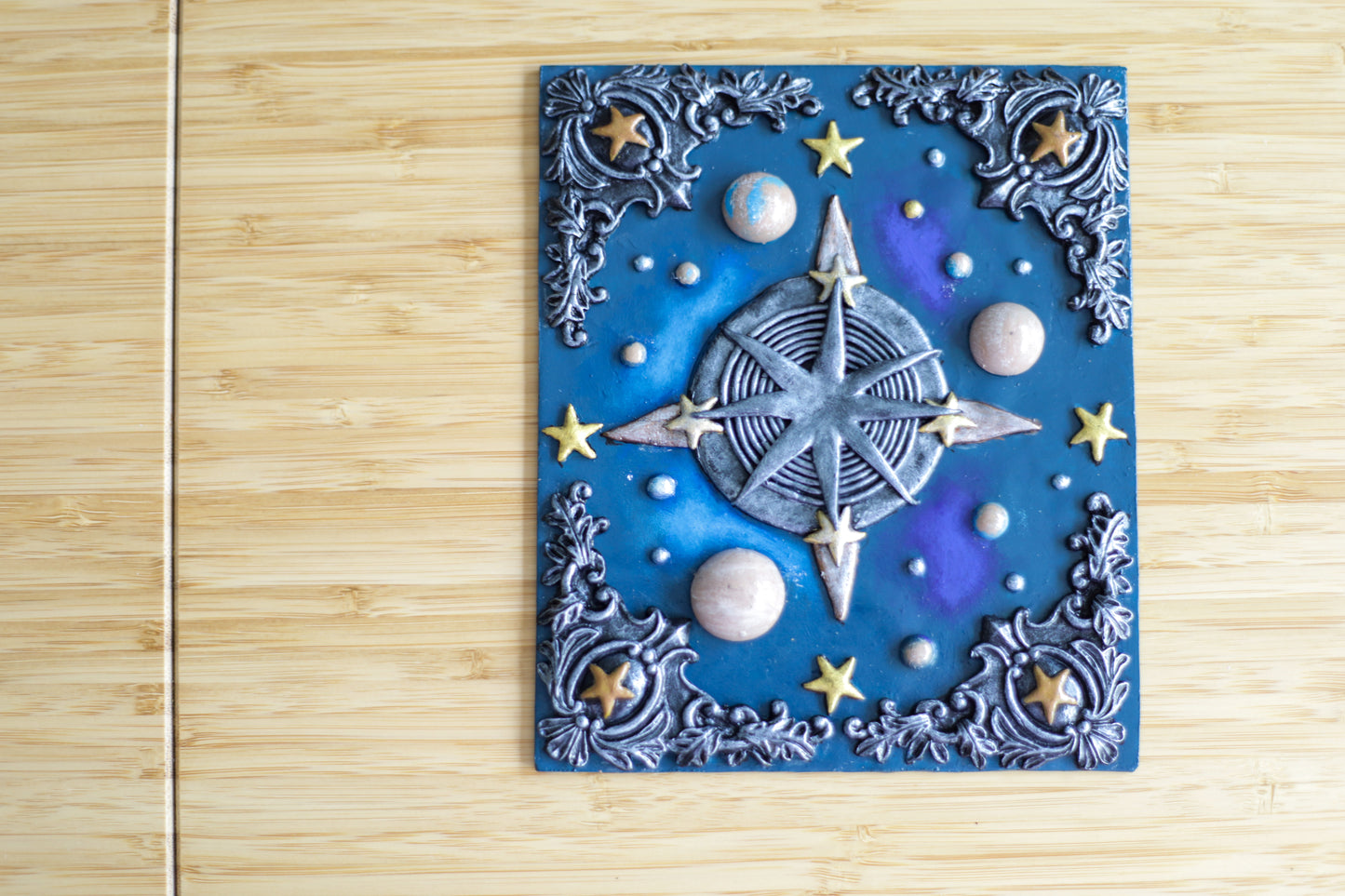 Celestial Compass Journal A6 Bundle | Navy Blue Astronomy Gift
