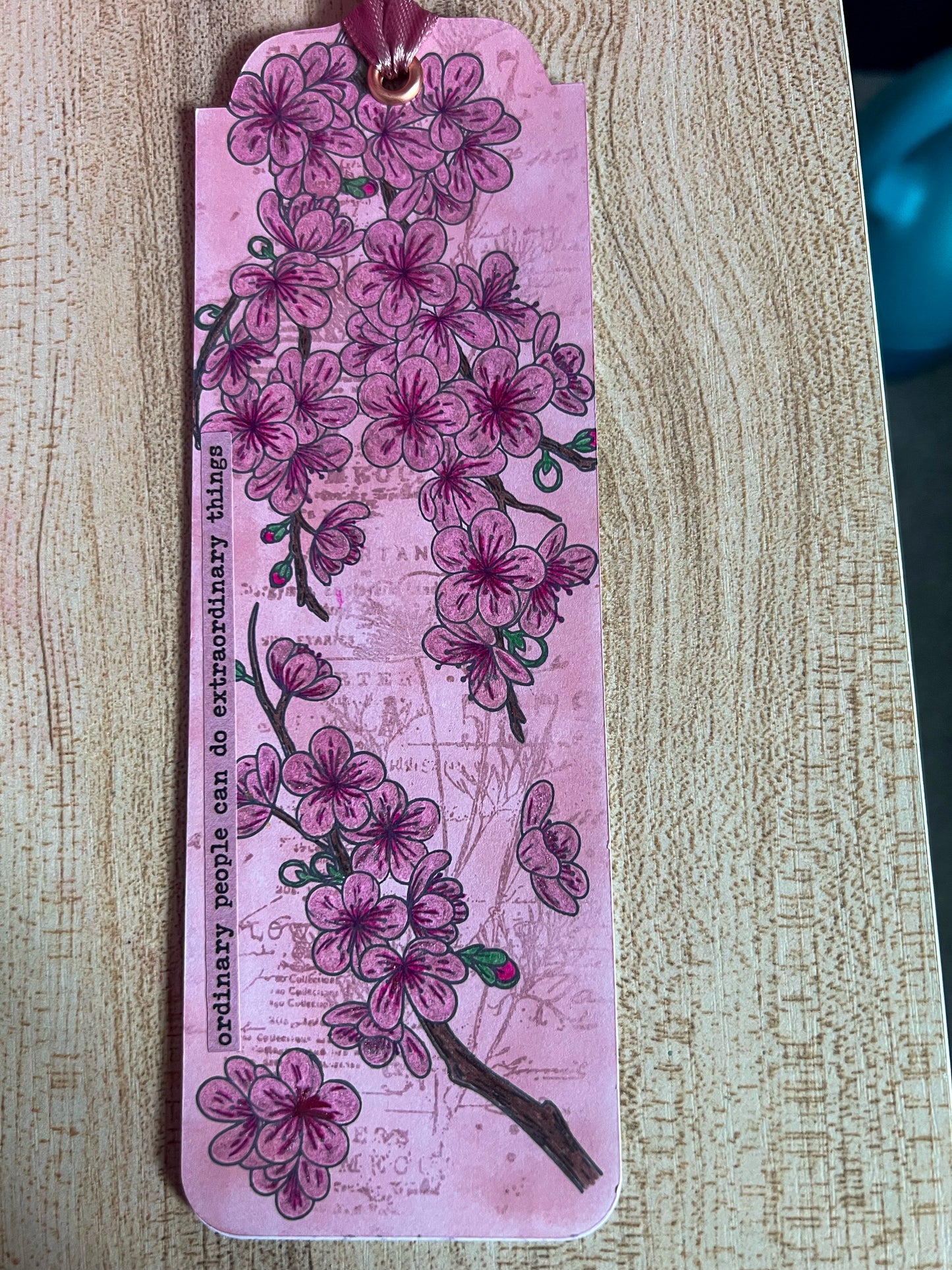Moonlit Cherry Blossom Book Cover & Dot Grid Journal Bundle with Mystery Charm